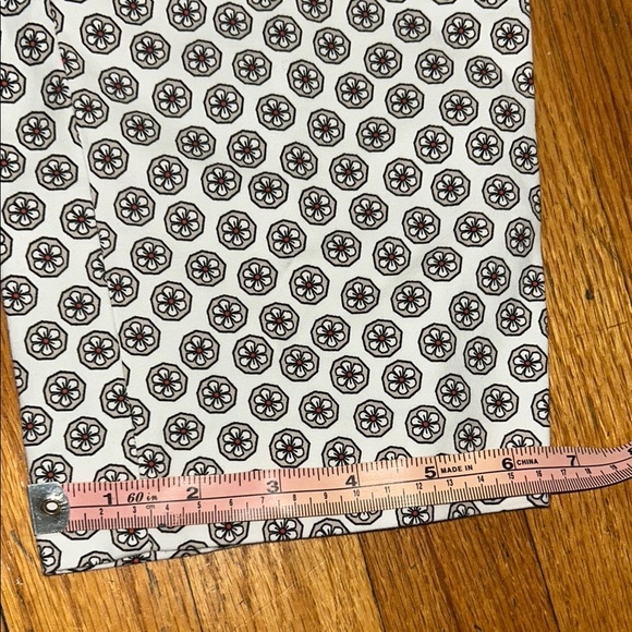 Adrianna Papell Black and White Chinos with Playful Polka Dots - Picture 11 of 12